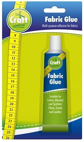 Quick Bond Fabric Glue For Clothes 50ml - Extra Strong Permanent Machine Washable Glue | Textile Felt Badges Leather & Hemming | NO SEWING | For Cotton, Blended and Synthetic Fiber, Suede and Leather