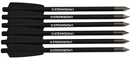 Steambow 6er Pack 5,5 Zoll Bodkin Armbrustbolzen für AR-6 Serie