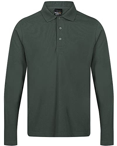 Regatta Men's Professional Mens Pro 65/35 Classic Long Sleeve Polo Shirt Polo Shirt (Pack of 1)