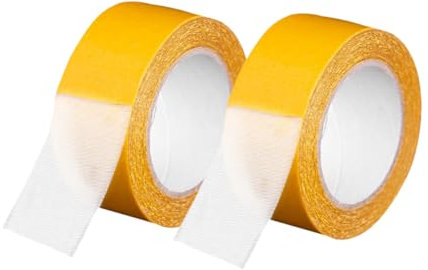 CHILDWEET Doppelseitiges Klebeband Extra Stark 2 Rollen aus Papier