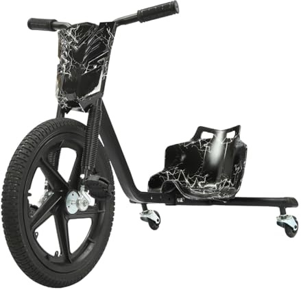 Drifting Scooter Drifter Trehjuling Trehjuling för barn, barncykel med pedaler, driftskoter, trehjuling med bakljus, uppkörbar leksak, gokart, 3-hjulscykel, 360°