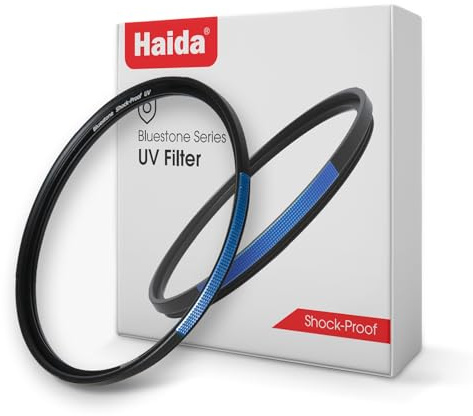 Haida Bluestone - Filtro UV a prueba de golpes (67 mm)