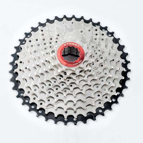 KTKEET Cassette de 10 velocidades 11-30T/32T/34T/36T/40T/42T/46T/50T/ bicicleta de montaña/carretera piñón de 10 velocidades compatible con Shimano Ultegra xt Sunrace Sram (11-40T)