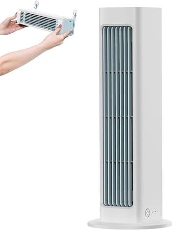 Klimaanlage, Tisch LuftküHler, Ohne Bohren Mit 3 Geschwindigkeitsstufen FüR BüRo, KüChe (Weiß)
