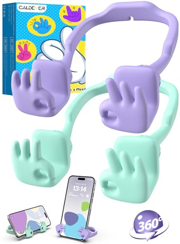 Teenager Mädchen Lustige Geschenke für Jungs Handyhalter Tisch Handyständer | Kleine Weihnachten Geschenke für Freundin Mama Oma Frauen Männer Geschenk Geburtstag OK Handyhalterung Tisch Phone Stand