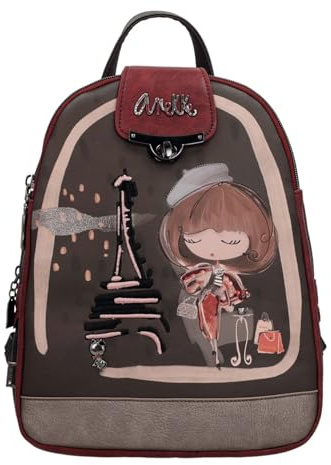 Anekke zaino tempo libero zaino Mademoiselle Backpack Multicolor multicolore