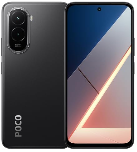 POCO M7 Smartphone,Snapdragon 685,7000mAh Batteria Immersive 6,9 FHD+ Display,33W Charging,8 gb+256 gb,Black,Without Charger Head