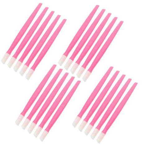 Baluue Instruments de Manucure 50pcs en Plastique pour Salon, Outil de Précision pour Pierres et Repousse-cuticules Professionnel pour Décoration et Exfoliation des Ongles