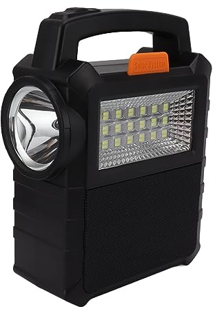 Haofy Générateur Solaire 300 W Centrale électrique Portable avec Lumières LED Intégrées et Câble 3 M pour Charger des Téléphones, Petits Ventilateurs, Humidificateurs pour Camping, Camping-car,