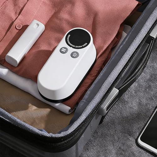 Jectse Portable Clothes Steam Iron Handheld Garment Steamer Cordless Travel Iron 30s Heat Up 3 Temp Modes 9200mAh Battery 90 Min Use with Carrying Case for Travel