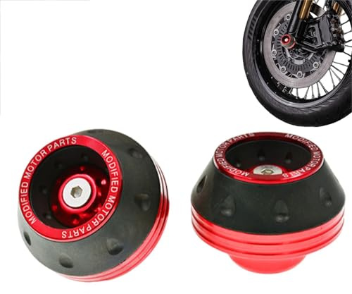 Scooter Frame Sliders - Motorcykelkollisionsskydd | Wheel Crash Slider Motorcykel Fallskydd, 2st Slider Anti-Collision Cups, för motorcyklar