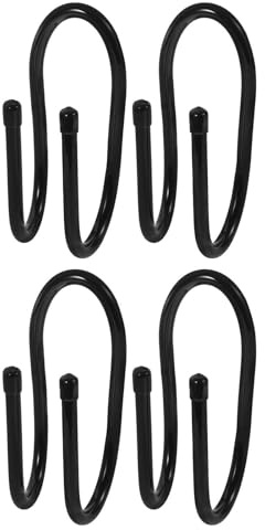 LALADEFIEE Multi-Function Chain Link Fence Hooks 6Pcs for Holding Pool Poles and Vacuum Hoses – Outdoor Hooks for Garden and Pool Equipment Storage