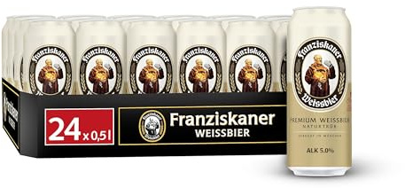 Franziskaner Hell Weizenbier Dose (24 x 0.5 l)