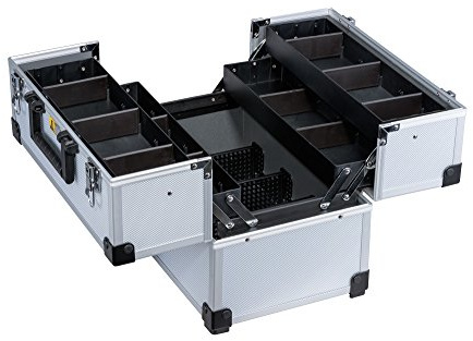 Allit 425300 Werkzeugkoffer mit Cantilever, Silber, AluPlus Tool >L< 36C