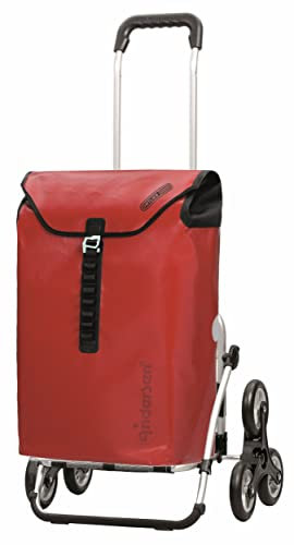 Andersen Treppensteiger Royal Shopper Ortlieb wasserdicht Alu Einkaufs-Trolley (Rot)