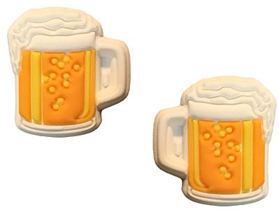 Racket Expressions - Adult Beverage Drink Themed Tennis Racket Dampener Shock Absorber, Beer Tennis Dampeners for Rackets - Tennis Vibration Dampeners - Fits All Racquets, Easy to Install - 2 Pack
