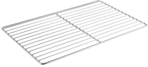 HENDI Rejilla de horno horizontal, adecuada para uso en hornos, panadería, rejilla de horno, parrilla, parrilla, parrilla de restauración, óxido, GN1/1, 530 x 325 mm, acero inoxidable