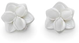 Orecchini bottone Orchidea