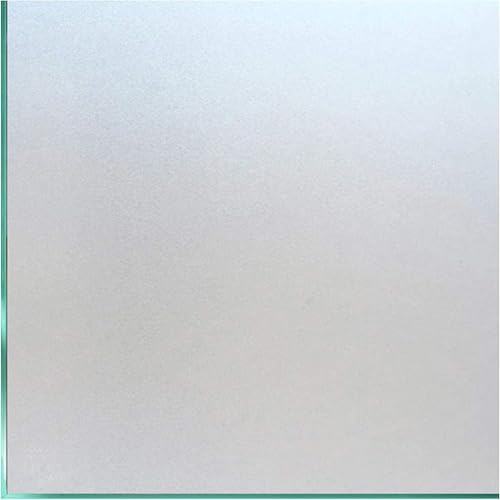 Coavas Window Privacy Film Frosted Glass Static Clings, Decorative Bathroom Door Window Covers Day and Night, Heat UV Blocking Anti-Glare Frosting Stickers for Christmas, 11.8 x 78.7 Inch, Pure