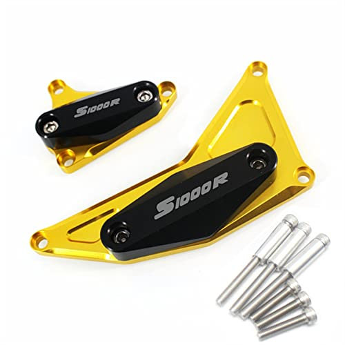 Rahmen Für BMW S1000R S1000RR S1000XR S 1000 R RR XR HP4 Motorrad Motorschutzbügel Crash Schutzverkleidung Mit Logo (Color : Gold-S1000R)
