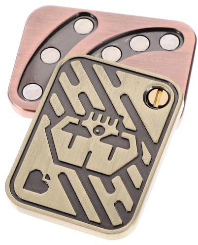ibasenice 2stücke Metal Poker Fidget Spielzeug Lustiges Druckkarten-entspannungsgerät Für Stressabbau Für Büro Zuhause Oder Unterwegs Perfektes Für Männer Freunde Und Familie
