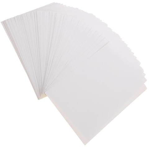 DIYEAH 100blätter Blanko Vinyl-aufkleberpapier Wasserdichtes Vinyl-aufkleberpapier Mehrzweck-druckerpapier-aufkleber