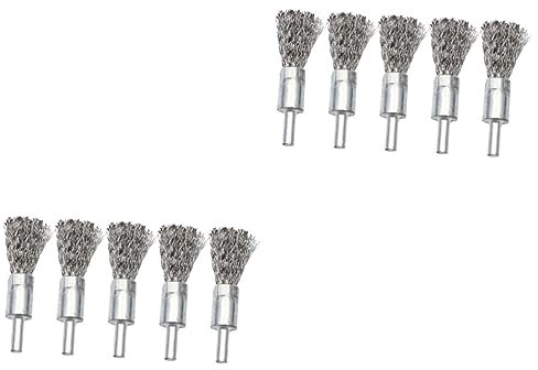 Healeved 10stücke Drahtbürsten Für Bohrmaschinen Handheld Polierköpfe Für Effektives Entrosten Schleifen Und Reinigen Von Metalloberflächen Geeignet Für Anspruchsvolle Anwendungen
