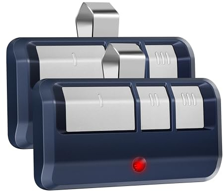 pepape 2 Stück Garagentoröffner Fernbedienung für Chamberlain LiftMaster MotorLift TX4RUNI, 84335EML, 4330EML, 433MHz Garagenhandsender Kompatibel mit MotorLift ML500, ML1000EV Garagentorantriebe