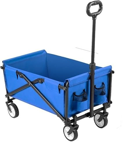 Chariot de jardin pliable robuste pour le shopping et le jardinage
