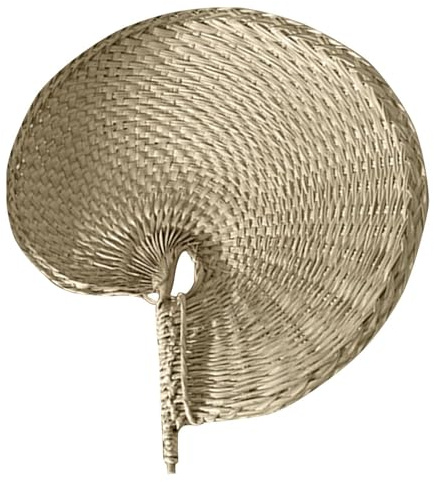 Abanicos De Mano De Rafia - Abanicos De Paja De Hoja De Palma Hechos A