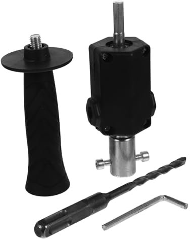 Veemoon Power Tool Adapter Drill Hammer Conversion Head Electric Drill to Hammer Converter Double Handle