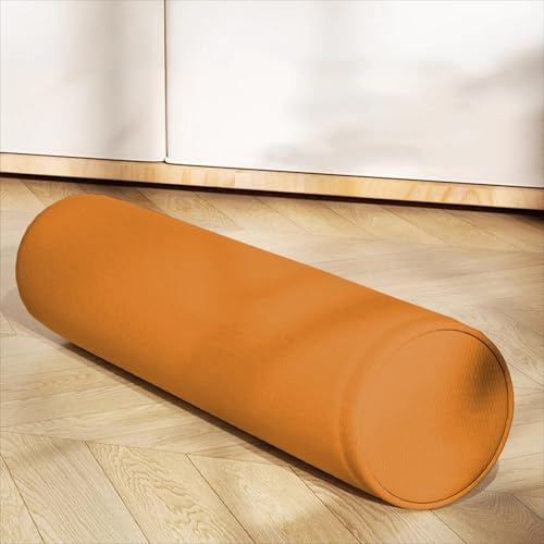 Hruile Cuscini rotondi per testiera e letto, per bracciolo lombare, da divano, cilindrici, lunghi, di protezione, per comodino, per il collo, per riempire le fessure del letto, 70 x 12 cm, colore: