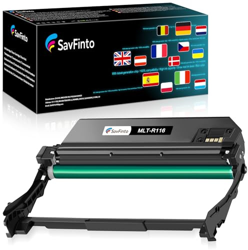SavFinto Compatible Samsung MLT-R116 Imaging Drum Unit for Xpress M2675FN M2625D M2885FW M2825DW M2825ND M2835DW M2875FD M2875FW SL-M2825ND SL-M2835DW
