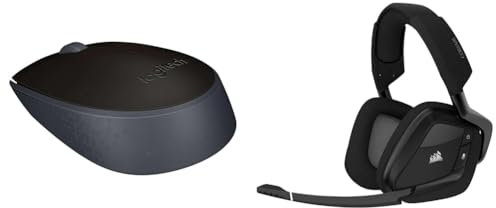 Logitech M171 Ratón inalámbrico & Corsair Void RGB Elite Auriculares Inalámbricos