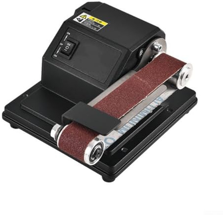 Aprilsunnyzone Mini Electric Belt Sander For DIY Tool Sharpening Metal Wood Polishing, Easy To Transport