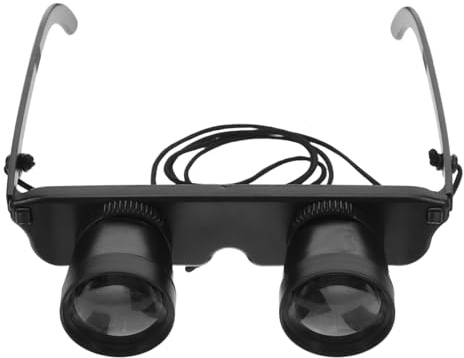 CAXUSD Lightweight Black Opera Glasses Binoculars with 3x Magnification and Adjustable Focus Featuring Enhanced Visual Clarity and Distortion Reduction, for Fishing and Sightseeing