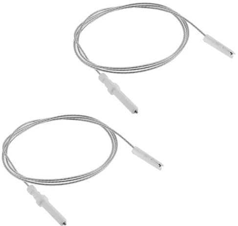 Pezzi di ricambio per fornelli a gas, 2 x 900 mm, accenditore 35 mm 40 mm 45 mm, parti del piano cottura, elettrodo da cucina, candela, filo di accensione(35 mm)