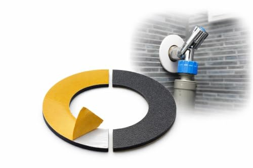 Selbstklebende Rosette (Weiß, 78mm)
