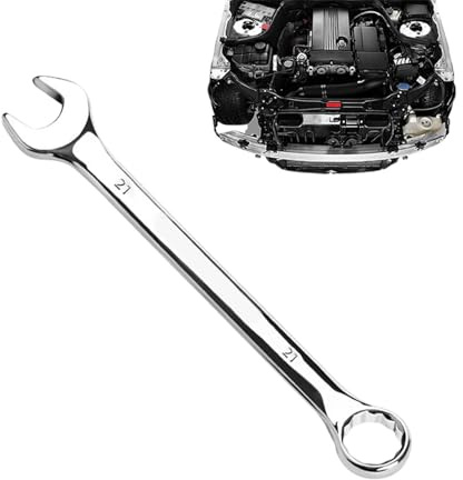Genérico Chiave a cricchetto | Manico ergonomico in acciaio al carbonio - Chiave piccola fissa e stella - Per meccanico, elettricista, automobilistico, bicicletta, industria, idraulica