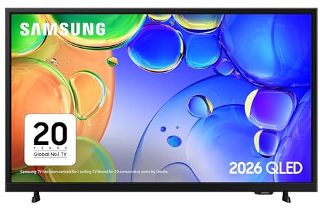 Samsung Smart TV Q5F 32-Inch, QLED Full HD, Quantum Dot Colour, HDR, Contrast Enhancer, Tizen OS, Gaming Hub, Slim Look Design, [2026]