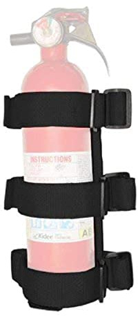 Rugged Ridge 13305.21 Fire Extinguisher Holder, Sport Bar, Black; 55-Current Jeep CJ/Wrangler / 20-Current Gladiator