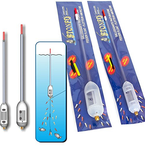 STONFO matare fiske flyter, justerbart bete frigörande karp grova maggot pellets (15 +2 gr.)