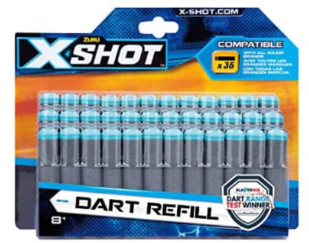 Zuru 10012792 - X-Shot Nachfüll Darts, Sportspielzeug, 30 Stück