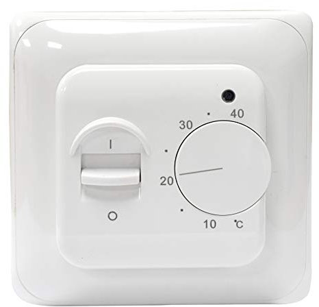 Underfloor Heating Manual Thermostat. Simple to use! Suitable for almost all electric underfloor heating systems. 16Amp