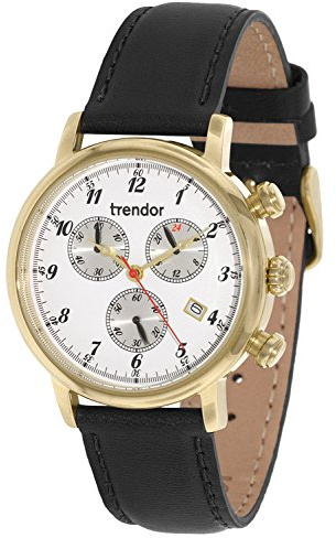 trendor Doreen Damen Chronograph 7592-01 | elegante Armbanduhr für Frauen, zeitlose Geschenkidee für Damen,