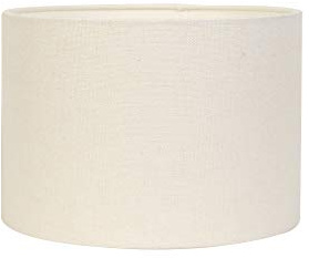 Light & Living Zylinder Lampenschirm Livigno - Weiß - Ø50x38cm | Rund - Modern - Textilien