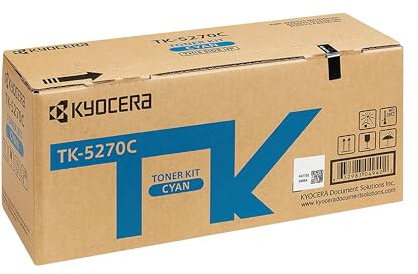 Kyocera TK-5270C Cyan. Original Toner-Kartusche 1T02TVCNL0. Kompatibel für P6230cdn, M6230cidn und M6630cidn