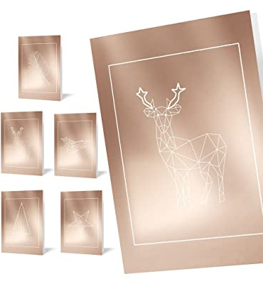UNICEF - Pack de 10 Tarjetas de Navidad, Geometric