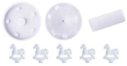 DAGIJIRD Karussell Pferd Gießform DIY Kits Silikonformen Desktop Ornament Harz Gießformen Kit