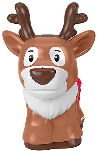 Mattel Replacement Part for Fisher-Price Little People Winter Holiday Christmas Playset - HJW19 ~ Replacement Reindeer Figure